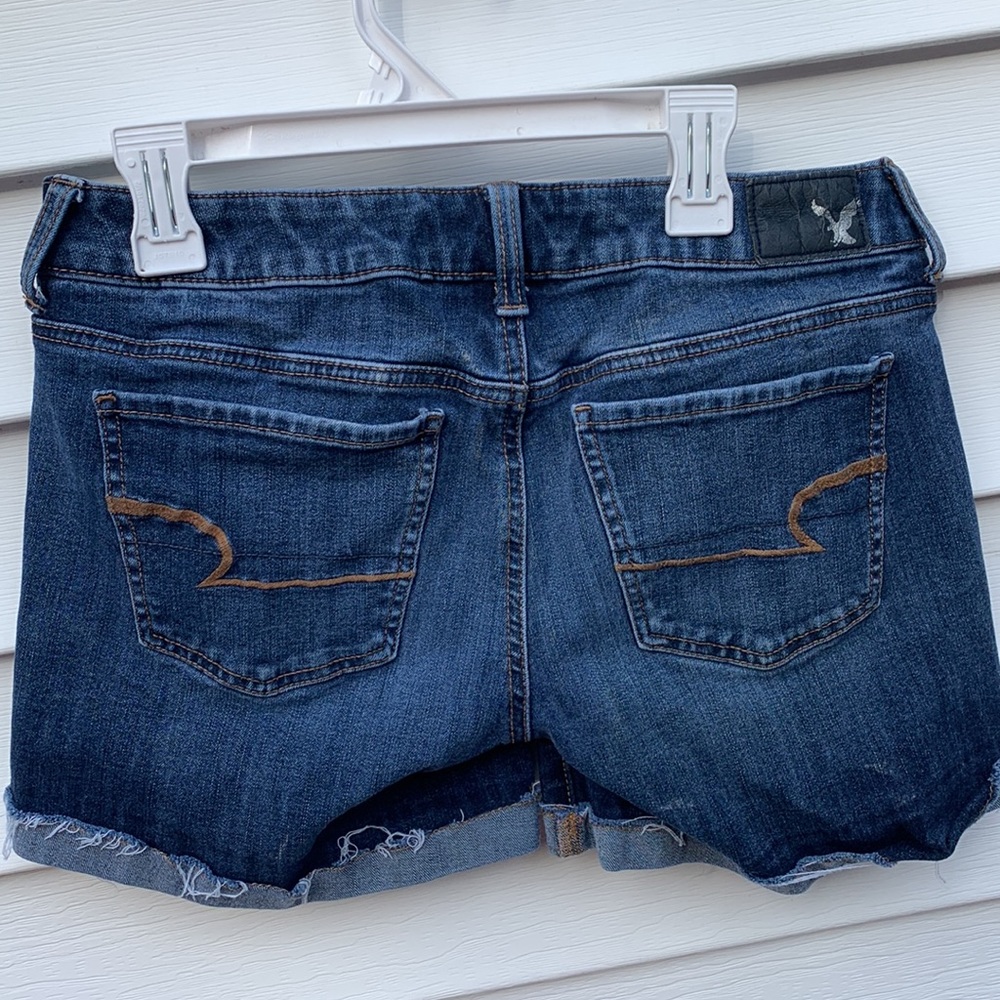 American Eagle Jean shorts. B
